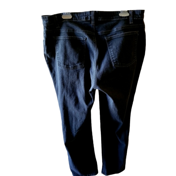 Eileen Fisher Woman Charcoal Gray Denim Straight Leg Jeans Plus Size 16W - Picture 2 of 3